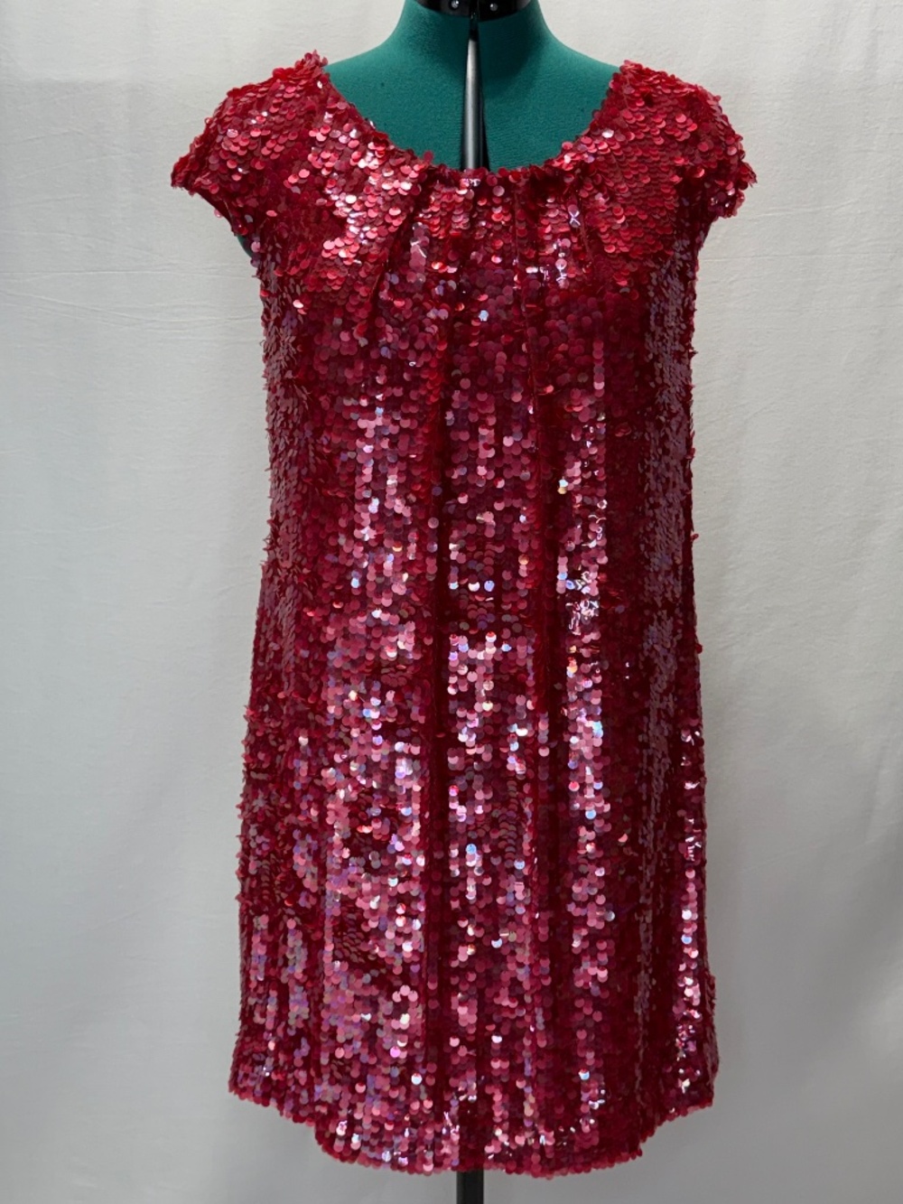 Cynthia Rose Full Sequined Red Formal